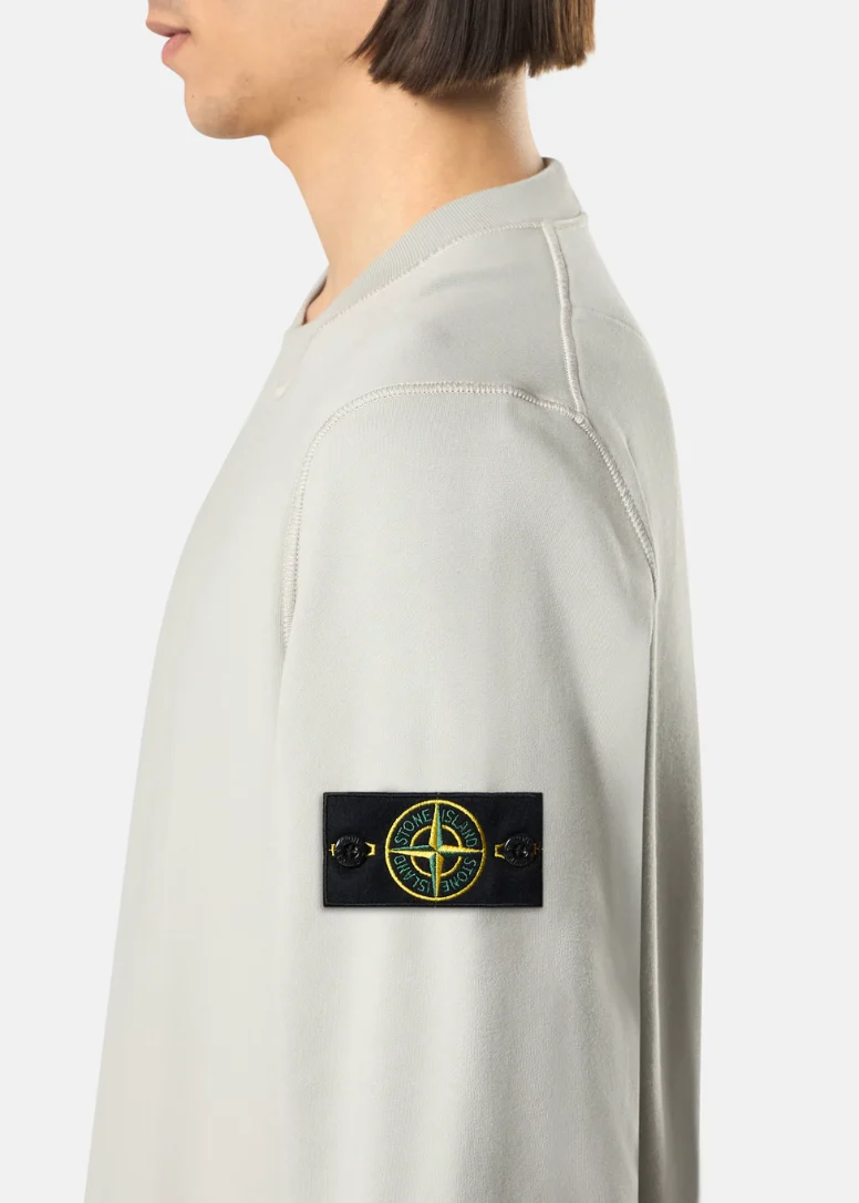 PULL GRIS VIOLINE COTON STONE